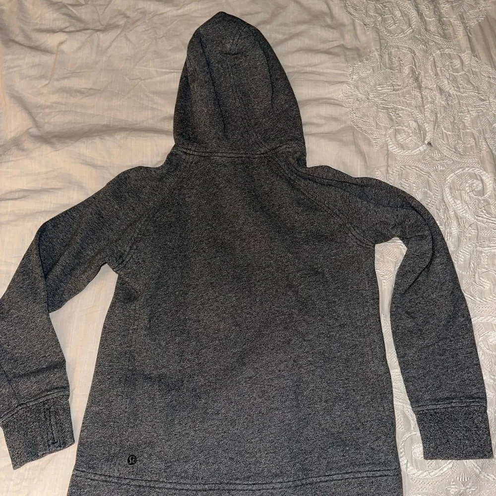 LULULEMON Fleece Please Pullover 4 Heathered Speckled Gray